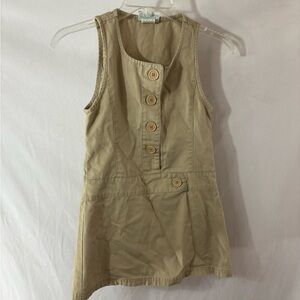Stylish Kids khaki Button Down Dress